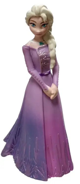 Disney Frozen 2 Elsa 3.5-Inch PVC Figure [Purple Gown Loose]