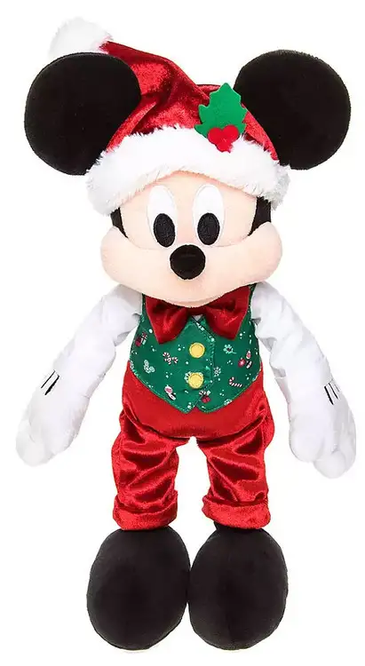 Disney 2019 Holiday Mickey Mouse Exclusive 15-Inch Plush [Green Vest]