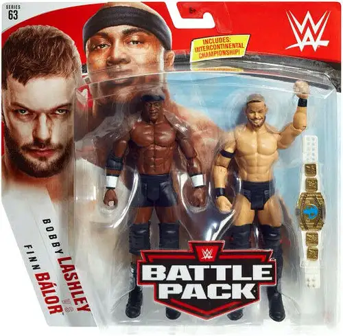 WWE Wrestling Battle Pack Series 63 Finn Balor & Bobby Lashley Action Figure 2-Pack