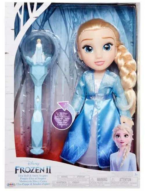 Disney Frozen 2 Elsa & Snow Scepter 14-Inch Doll