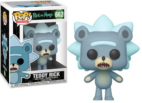 Funko Rick & Morty Pop! Animation Teddy Rick Vinyl Figure [Regular Version, Clean]