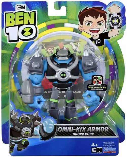 Ben 10 Omni-Kix Armor Shock Rock Action Figure