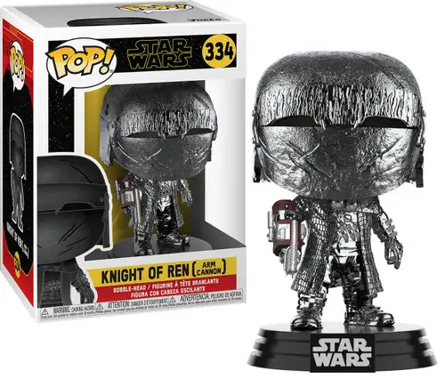Funko The Rise of Skywalker POP! Star Wars Knight of Ren Vinyl Figure #334 [Cannon, Hematite Chrome]