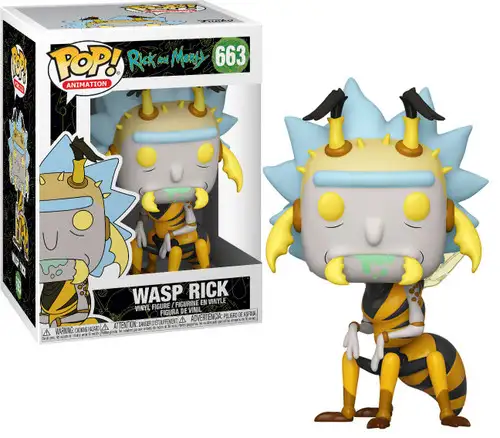 Funko Rick & Morty Pop! Animation Wasp Rick Vinyl Figure
