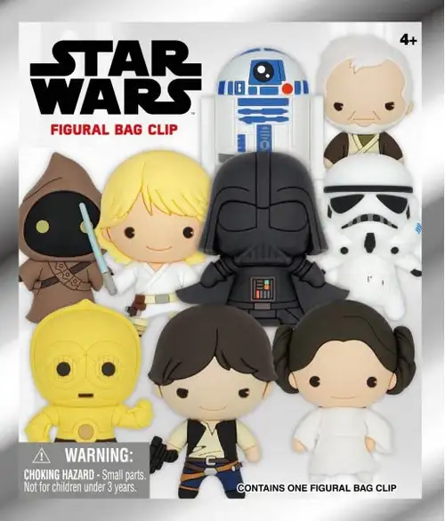 3D Figural Foam Bag Clip Star Wars Series 1 Mystery Pack [1 RANDOM Figure]