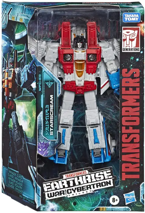 Transformers Generations Earthrise: War for Cybertron Starscream Voyager Action Figure WFC-E9
