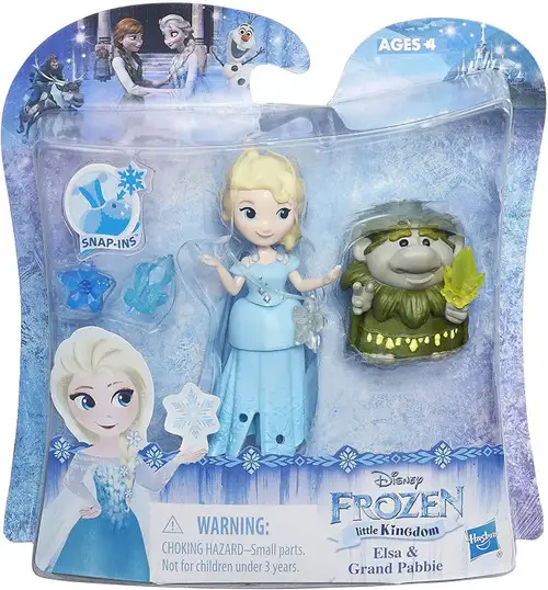Disney Frozen Little Kingdom Elsa & Grand Pabbie Mini Doll