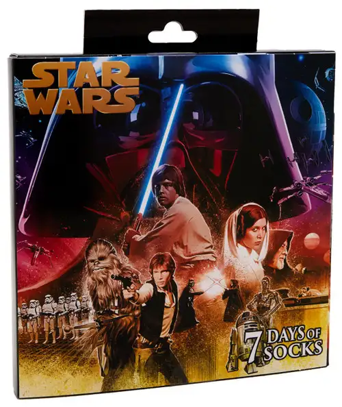 7 Days of Socks Star Wars 7-Pack [Shoe Size: 4 - 10]
