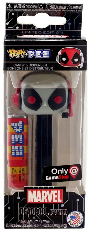 Funko Marvel POP! PEZ Deadpool Exclusive Candy Dispenser [Gamer, X-Force]
