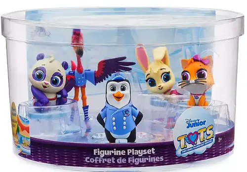 Disney Junior TOTS (Tiny Ones Transport Service) T.O.T.S. 5-Piece PVC Figurine Play Set