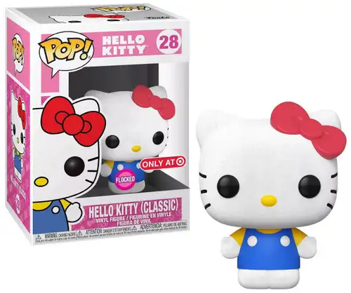 Funko POP! Sanrio Hello Kitty Exclusive Vinyl Figure #28 [Classic, Flocked]