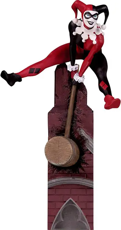 DC Batman Rogues Gallery Harley Quinn 7.6-Inch Multi-Part Statue Diorama
