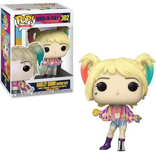 Funko DC Birds of Prey POP! Heroes Harley Quinn Vinyl Figure #302 [Caution Tape]