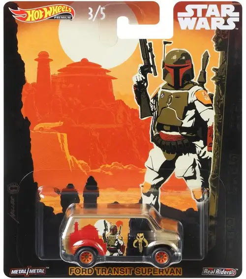Hot Wheels Star Wars Ford Transit Supervan Diecast Car