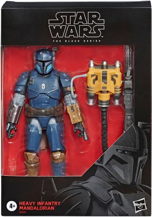 Star Wars The Mandalorian Black Series Heavy Infantry Mandalorian Exclusive Action Figure [Paz Vizla]