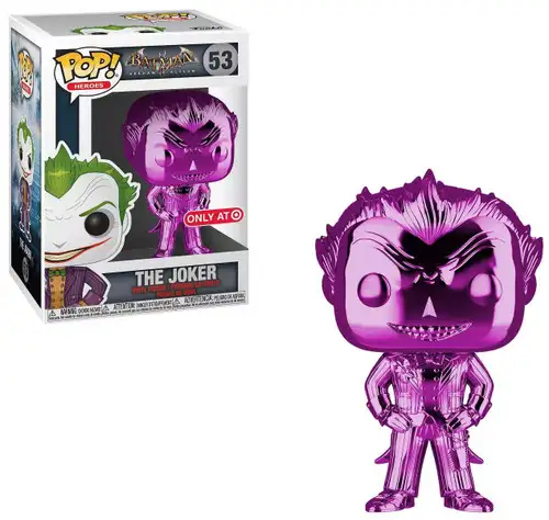 Funko Batman Arkham Asylum POP! Heroes The Joker Exclusive Vinyl Figure #53 [Purple Chrome]