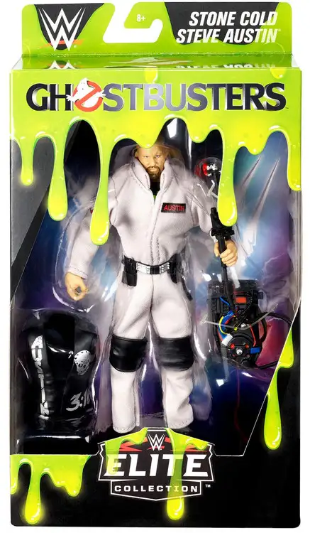 WWE Wrestling Elite Collection Ghostbusters Stone Cold Steve Austin Exclusive Action Figure