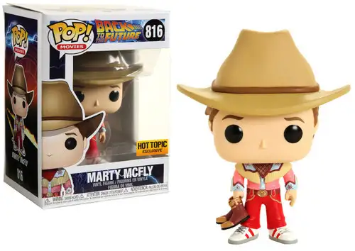 Funko Back to the Future III POP! Movies Marty McFly Exclusive Vinyl Figure #816 [Cowboy]