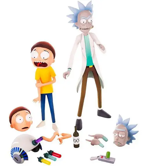 Rick & Morty 11.5-Inch Collectible Figure 2-Pack