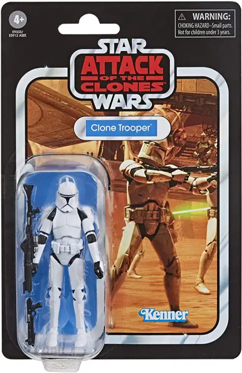 Star Wars Attack of the Clones Vintage Collection Clone Trooper Action Figure