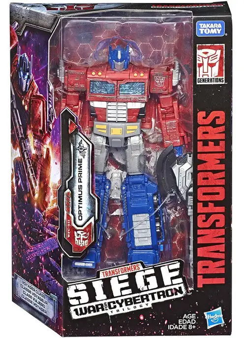 Transformers Generations Siege: War for Cybertron Optimus Prime Voyager Action Figure