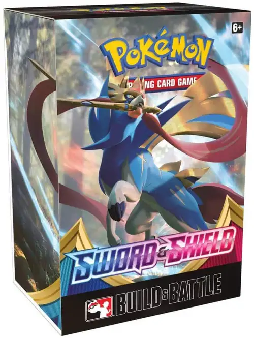 Pokemon Sword & Shield Base Set Build & Battle Box [4 Booster Packs & 23-Card Evolution Pack]