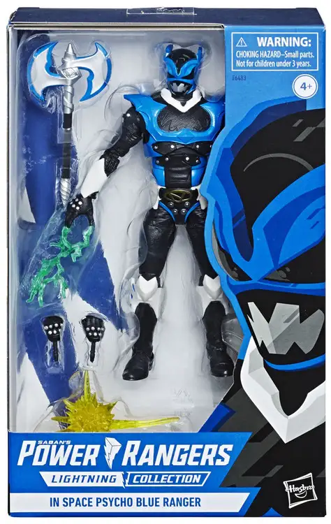 Power Rangers In Space Lightning Collection Psycho Blue Ranger Action Figure