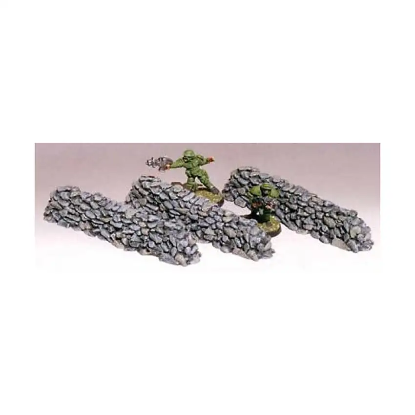 4'' Long Wall/Small Rocks