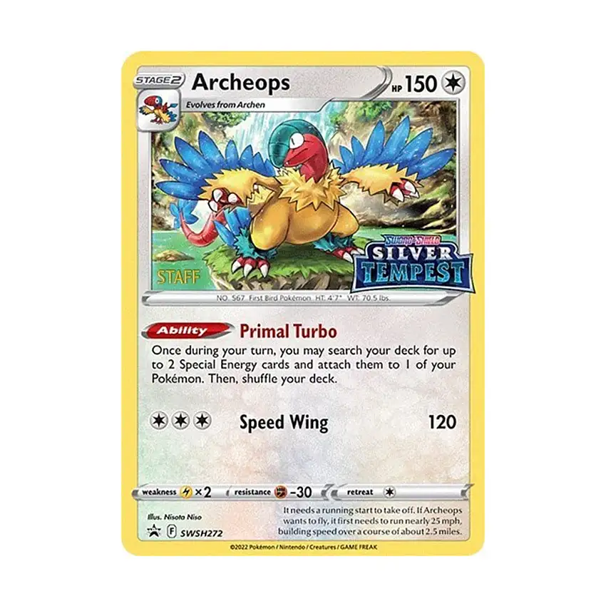 Archeops - SWSH272 (Prerelease) [STAFF] (P) #SWSH272 (Holo)