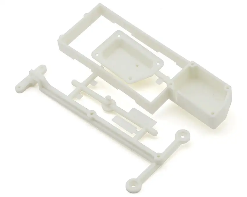 Team Associated RC10 6x6 Receiver Box & Chassis Stiffener