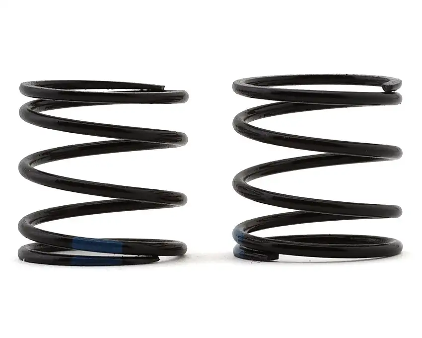 Team Associated RC10TC8 LP Progressive Springs (2) (Blue/14.9-17.3lb)