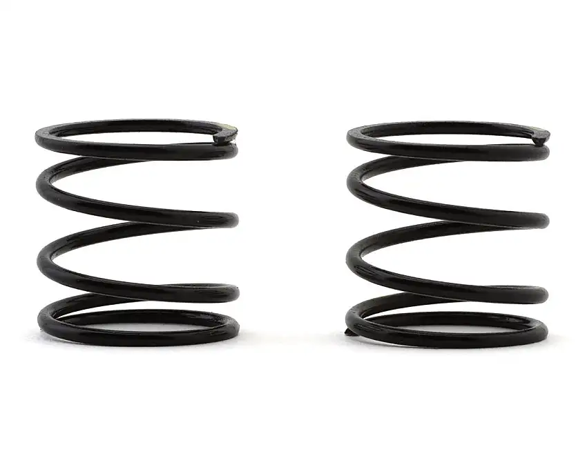 Team Associated RC10TC8 LP Progressive Springs (2) (Yellow/15.7-18.1lb)