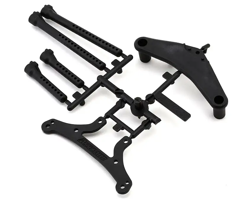 Team Associated RC10TC8 Front Bumper & Body Post Set