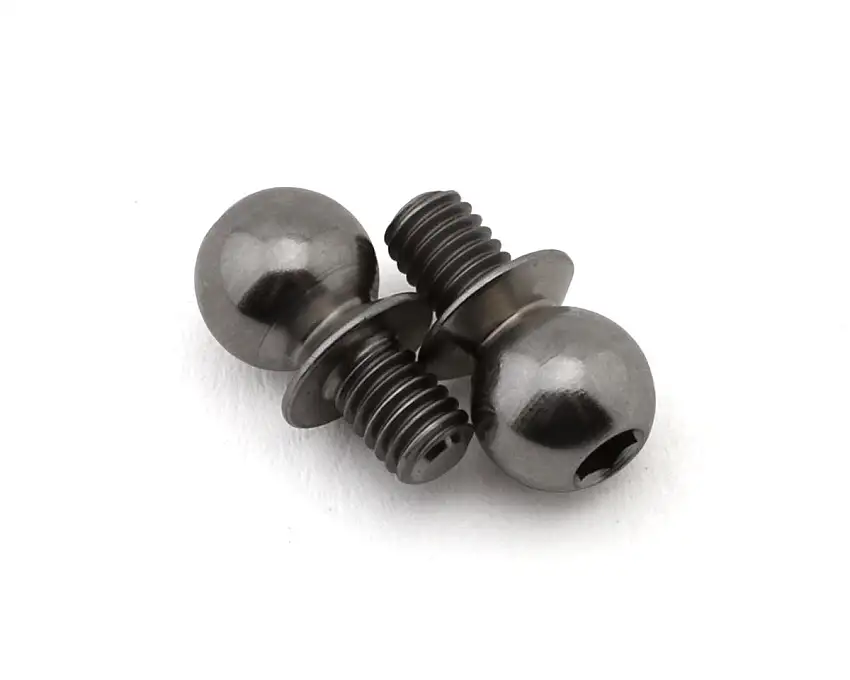 Team Associated Factory Team HD 4mm Titanium Ballstuds (Short)