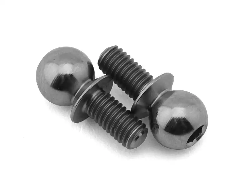 Team Associated Factory Team HD 6mm Titanium Ballstuds (Short)