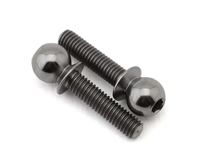 Team Associated Factory Team HD 12mm Titanium Ballstuds (Short)