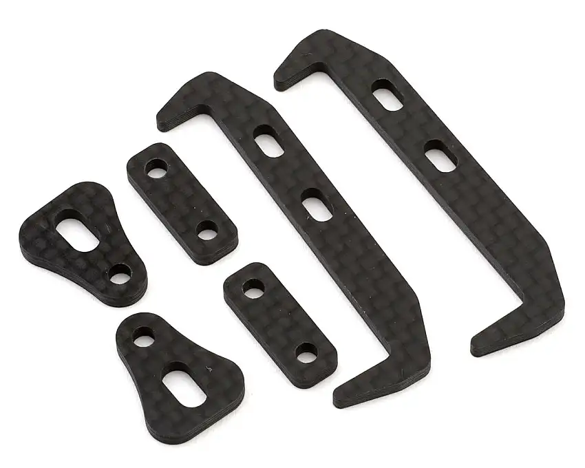 Team Associated RC10TC8 Factory Team Carbon Fiber Battery Mount Set