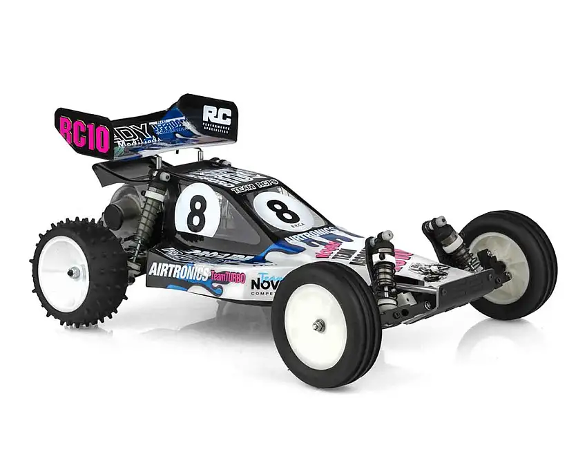 Team Associated RC10 Brian Kinwald Mirage SS Buggy Body & Wing (Clear)