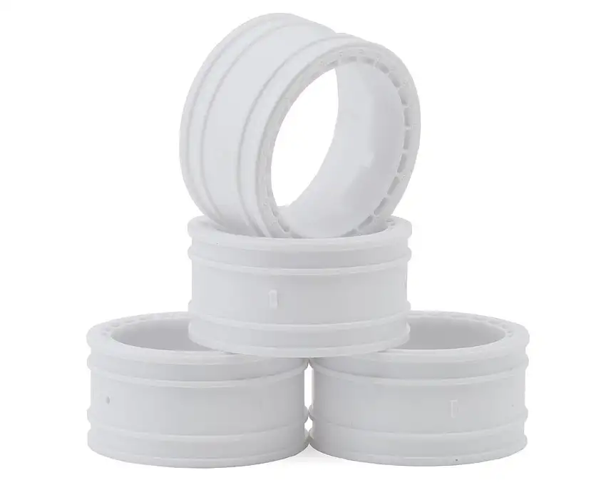 Team Associated Factory Team® Adjustable 2-Piece Wheels (White) (4) (Outer)