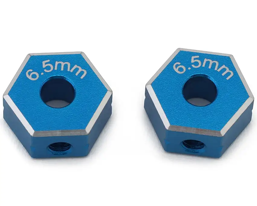 Team Associated DC10 Factory Team 12mm Aluminum Wheel Hex (2) (6.5mm)