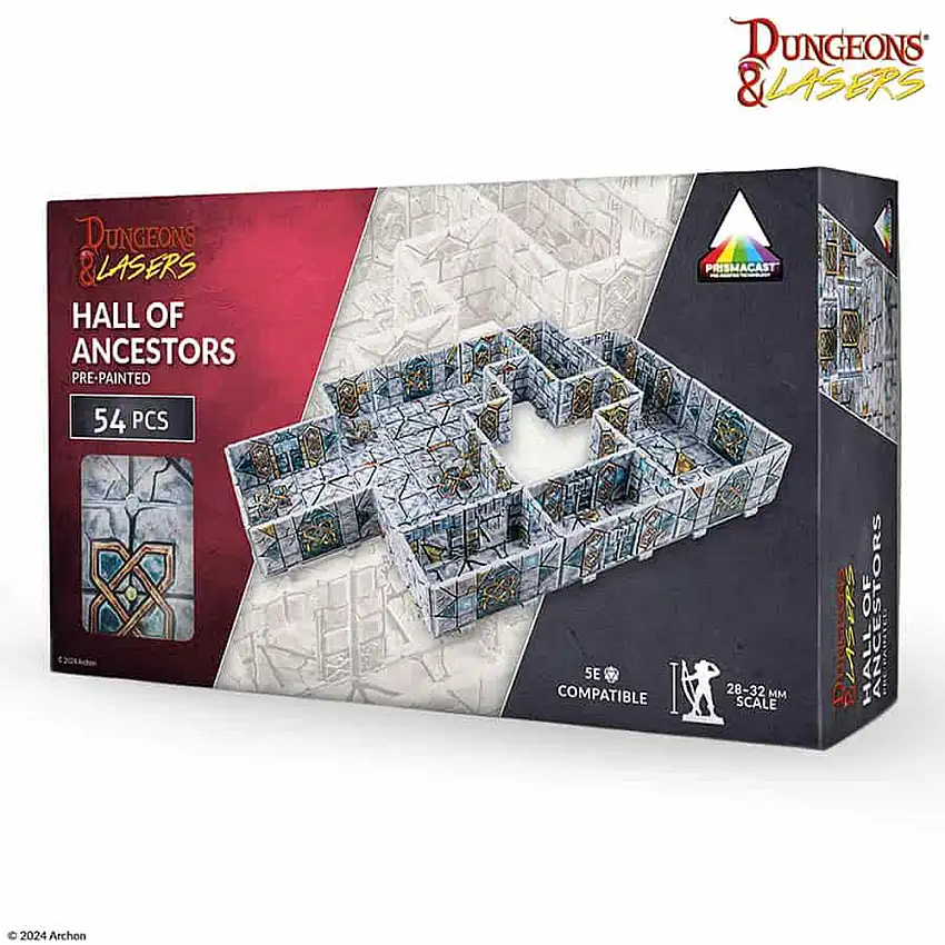 Dungeons & Lasers PrismaCast Pre-Painted: Halls of Ancestors