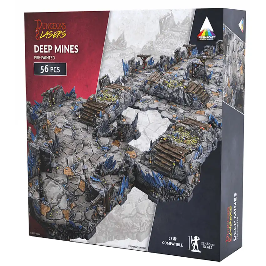 Dungeons & Lasers PrismaCast Pre-Painted: Deep Mines