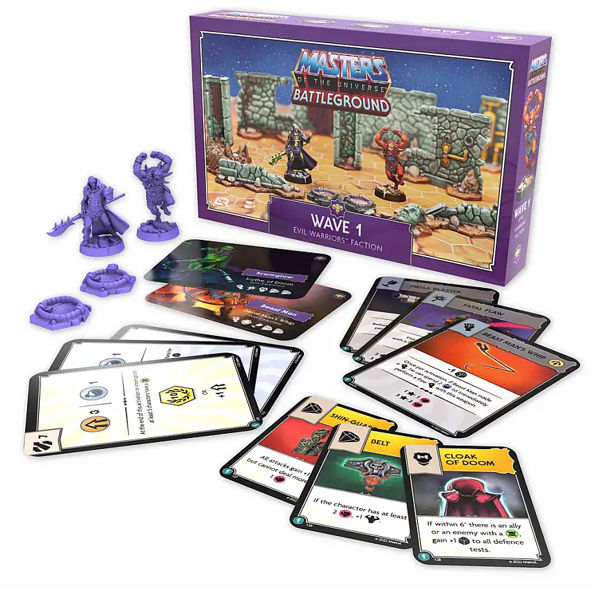 Masters of the Universe: Battleground: Wave 1 - Evil Warriors Faction (Preorder)