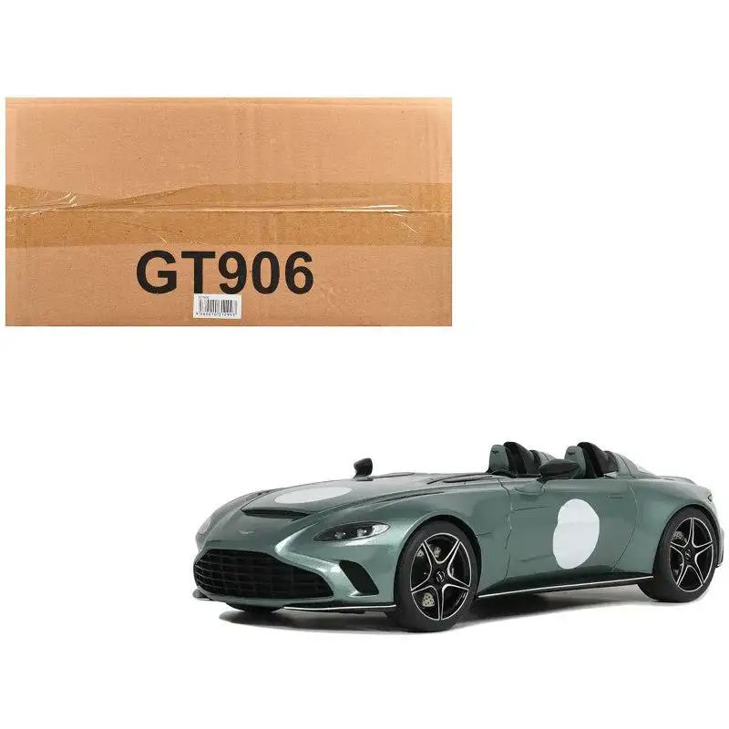 Aston Martin V12 Speedster Green Metallic 1/18 Model Car by GT Spirit