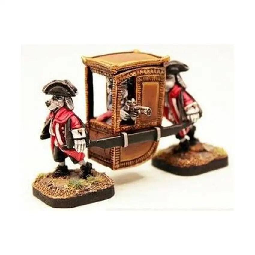 Sedan Chair w/Dogmen Bearers