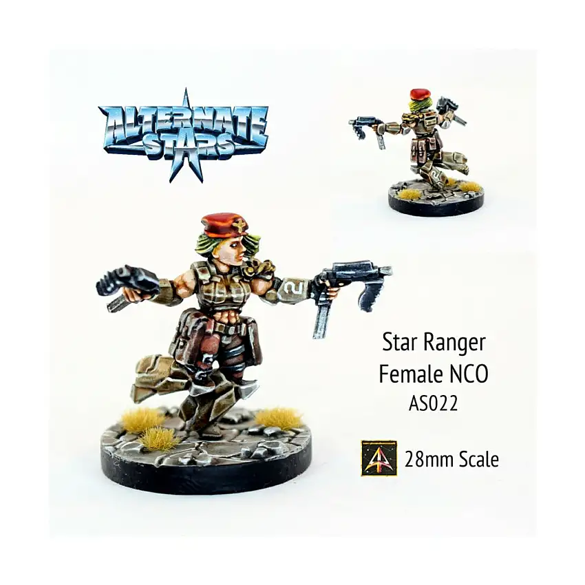 Star Ranger Female NCO w/Machine Pistols