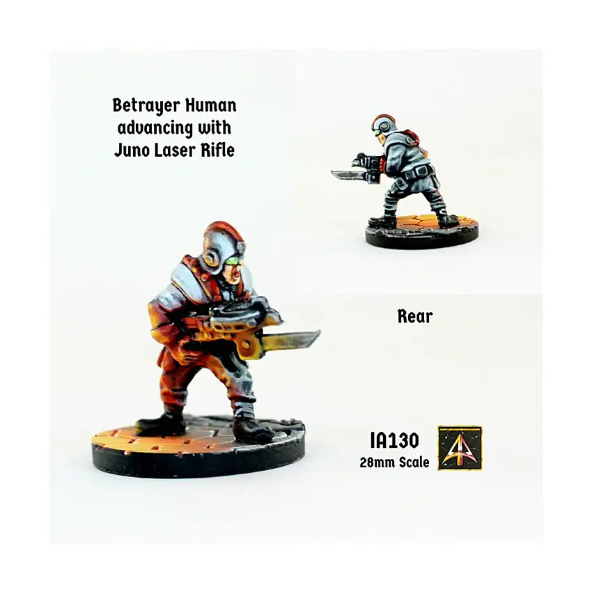 Betrayer Human Advancing w/Juno Laser Rifle
