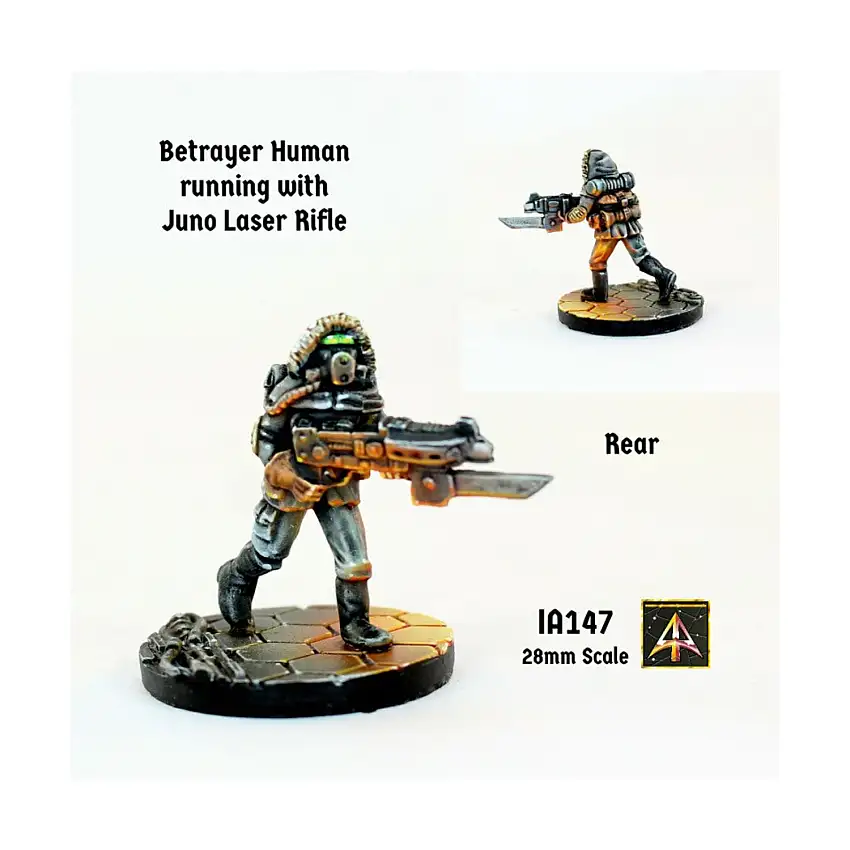 Betrayer Human Running w/Juno Laser Rifle