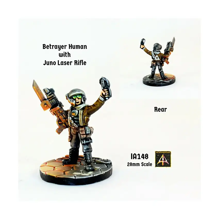 Betrayer Human w/Juno Laser Rifle & Grenade