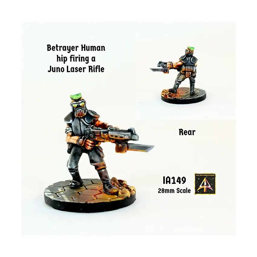Betrayer Human Hip Firing Juno Laser Rifle